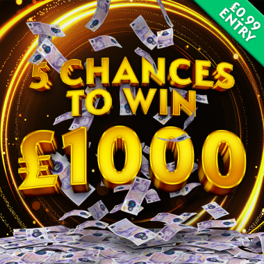 5 chances to win 1k 685