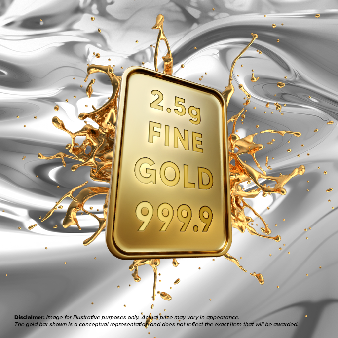 2 5g Gold Bar